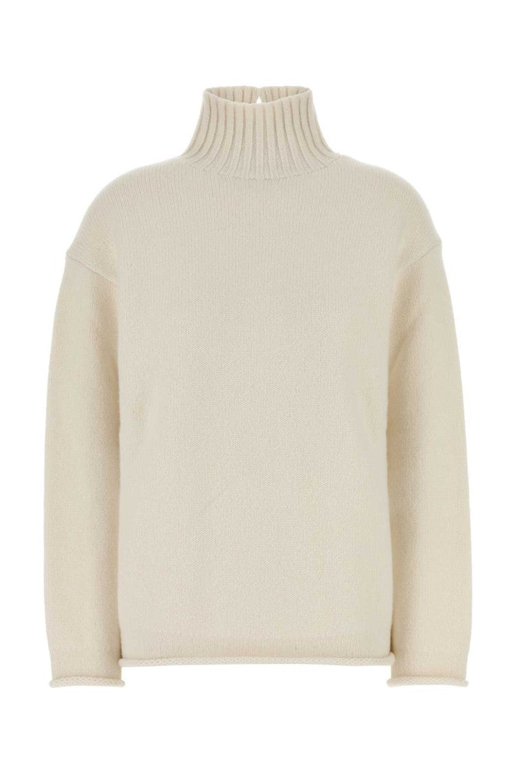 Bottega Veneta Cream Cashmere Sweater