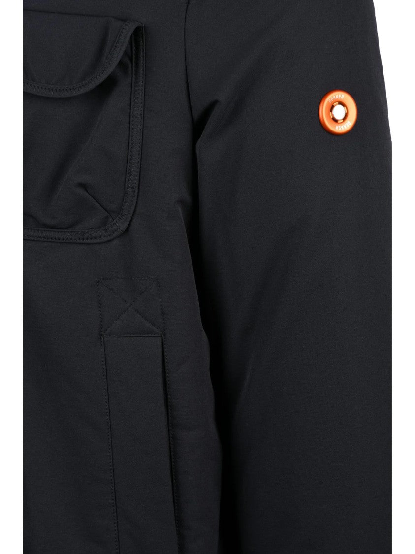 Dekker Quilted Jacket With Hood And Functional Details