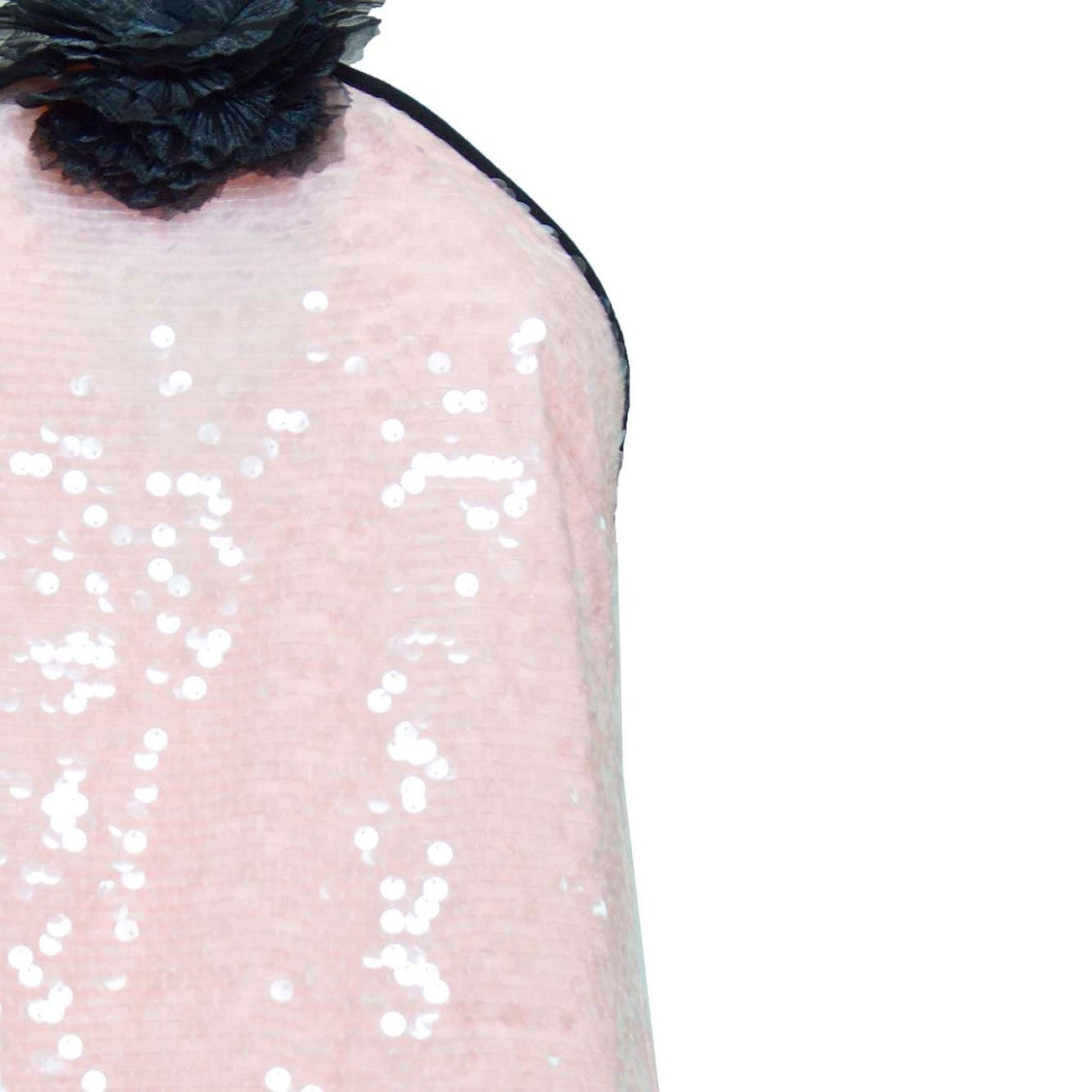 Self-Portrait Pink Sequin Mini Dress With Flower