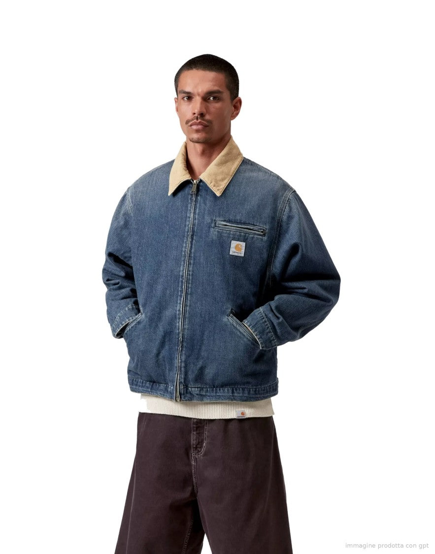 Carhartt Wip Black Clapton Structured Work Jacket