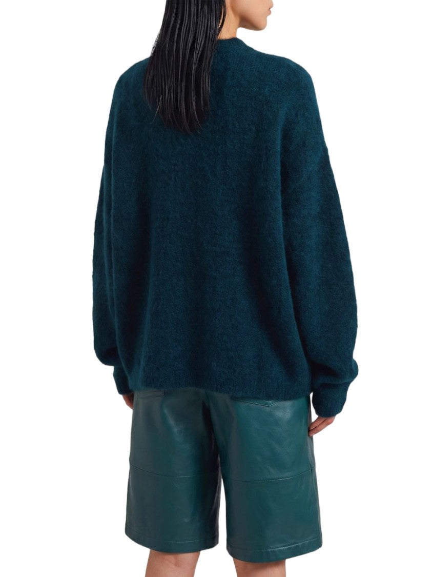 The Frankie Shop Relaxed Oversized Fuzzy Knit Sweater