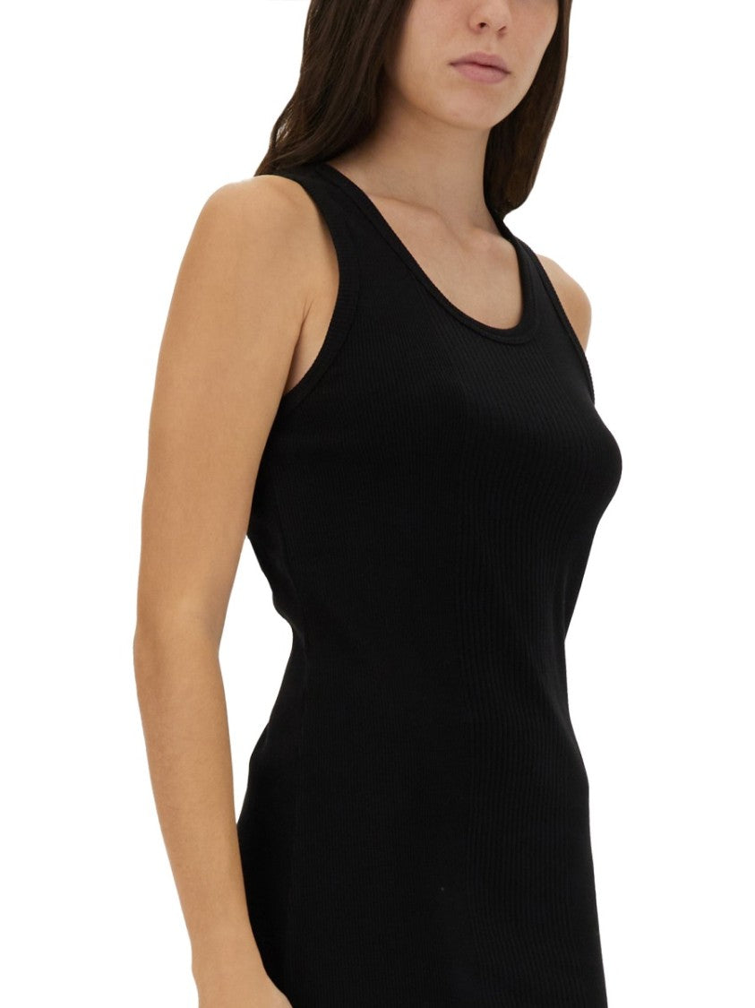 Jean Paul Gaultier Sleeveless Mini Dress With Garter Detail