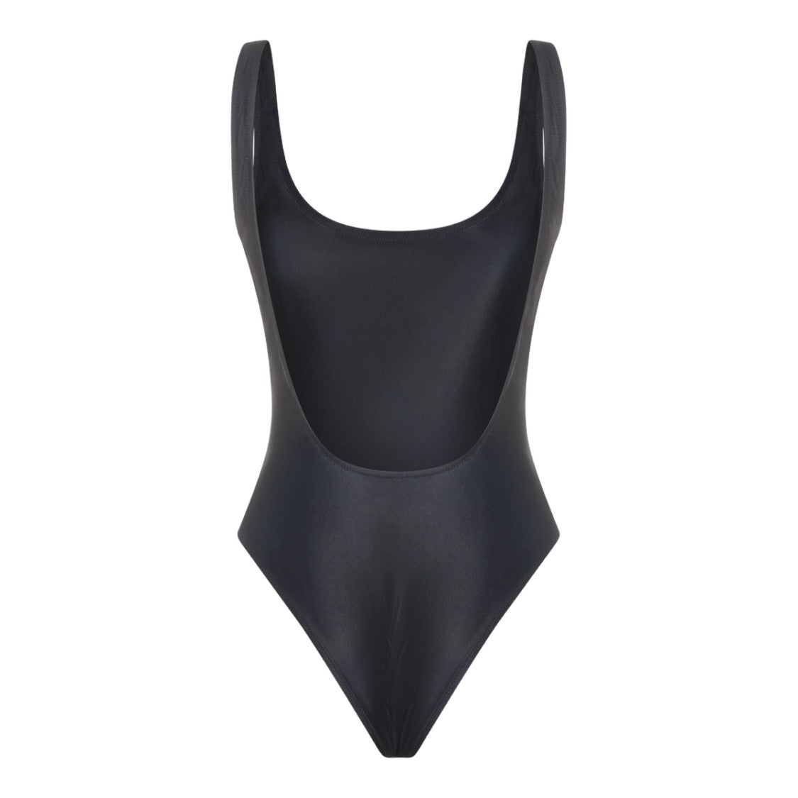 Moschino Playful Black One-Piece Swimsuit With Goose Graphic