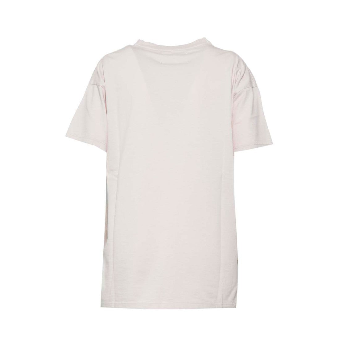 Maison Margiela Pink Cotton T-Shirt With Reverse Logo
