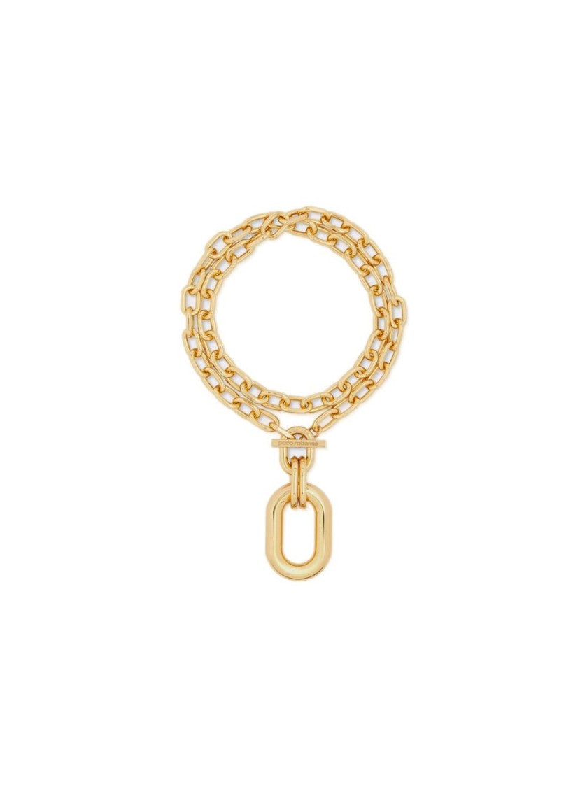 Rabanne Xl Link Pendant Necklace Gold