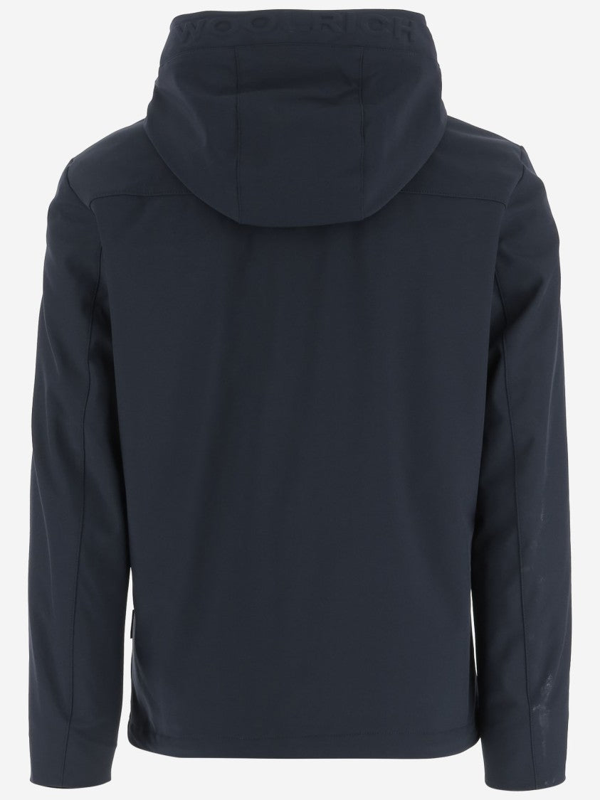 Woolrich Navy Stretch Nylon Jacket