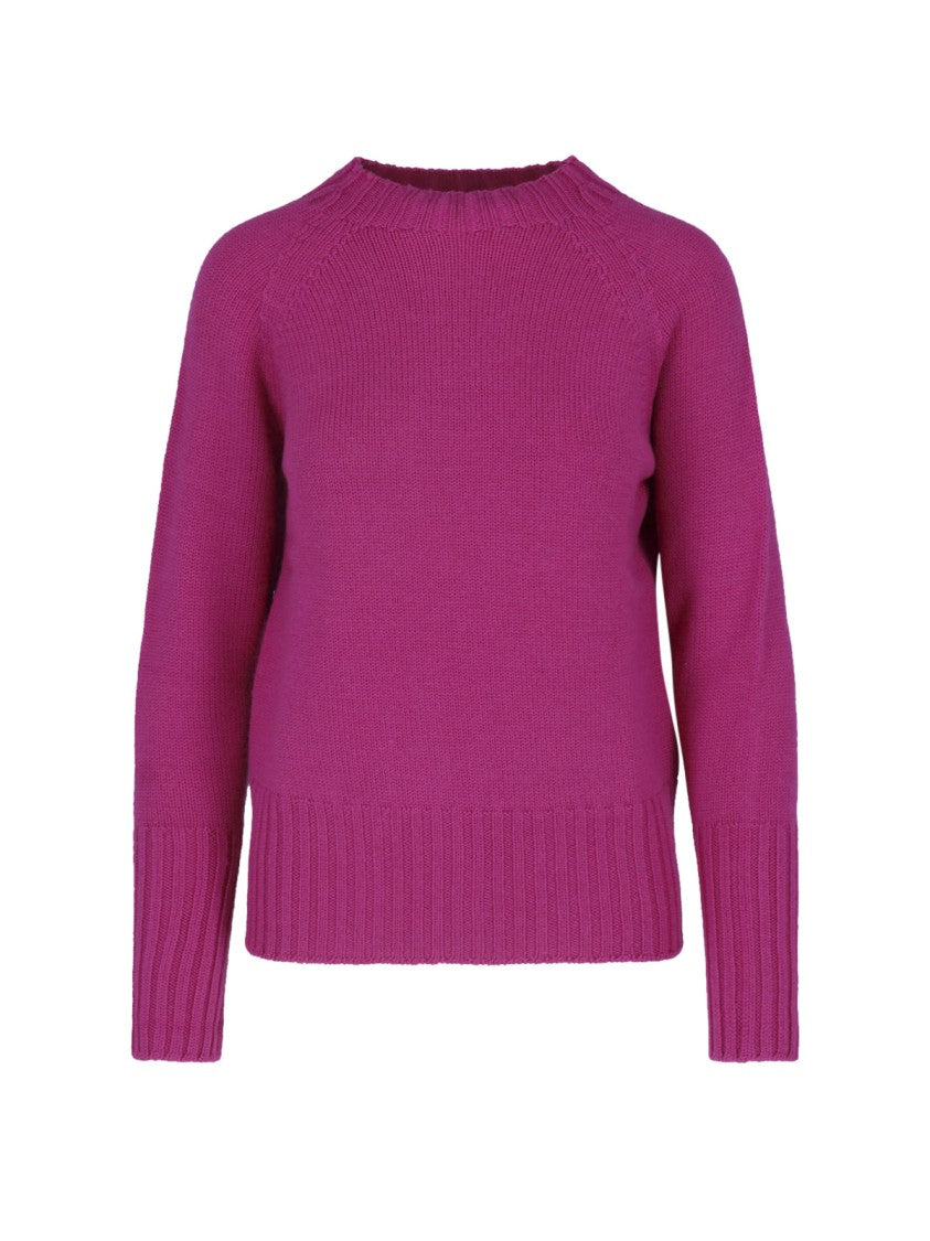 Drumohr Rich Purple Merino Wool Knitted Sweater