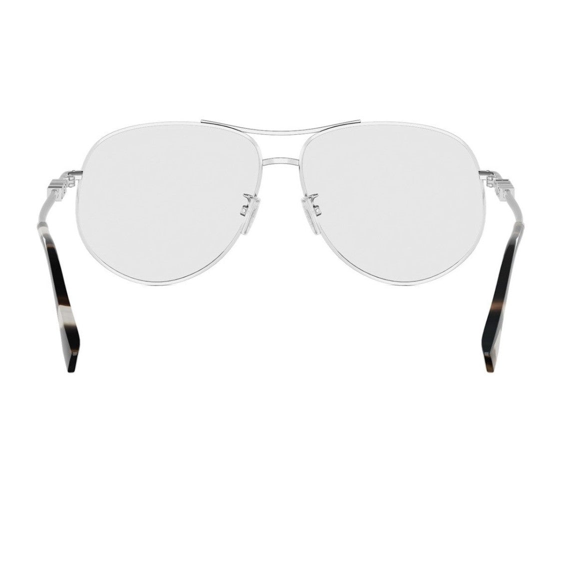 Fendi Silver Fendigraphy Metal Pilot Sunglasses