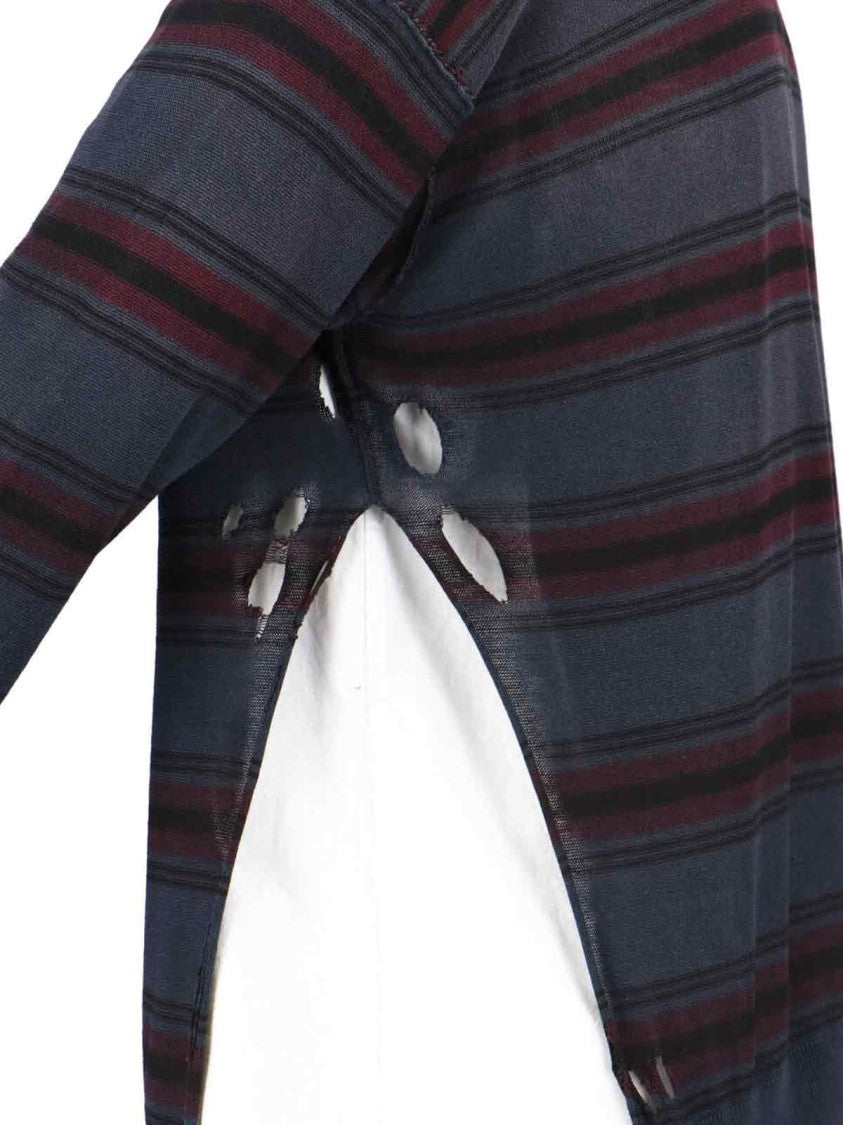 Balenciaga Multicolor Striped Layered Knit Top