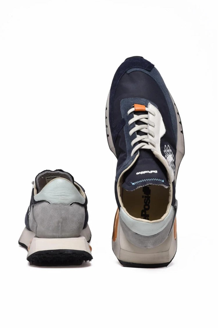 Be Positive Leather/Polyester Sneakers - Multicolor
