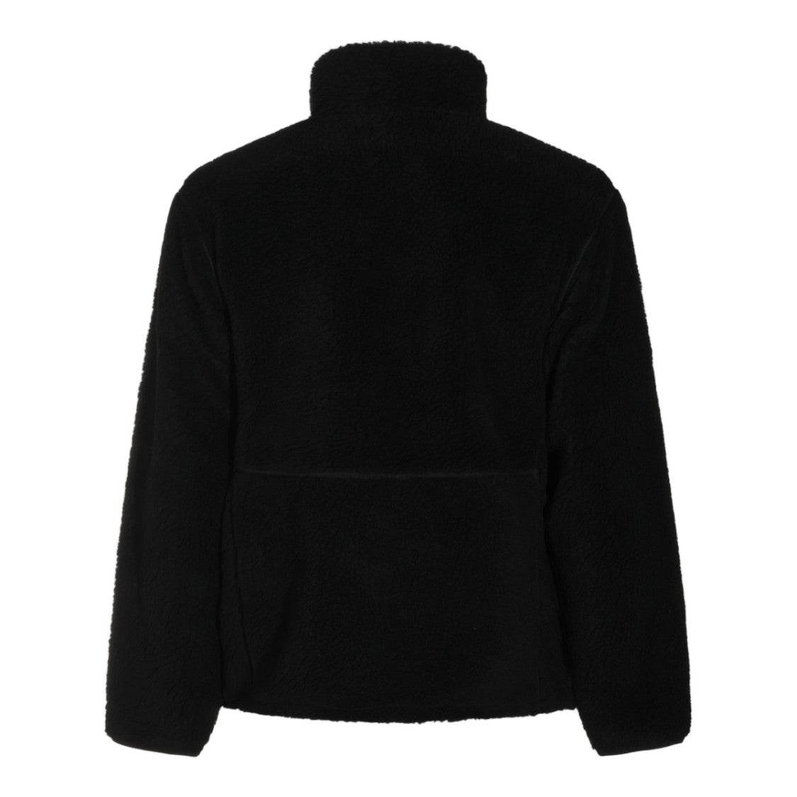 The North Face Textured Fleece Jacket With High Collar And Zippered Pockets