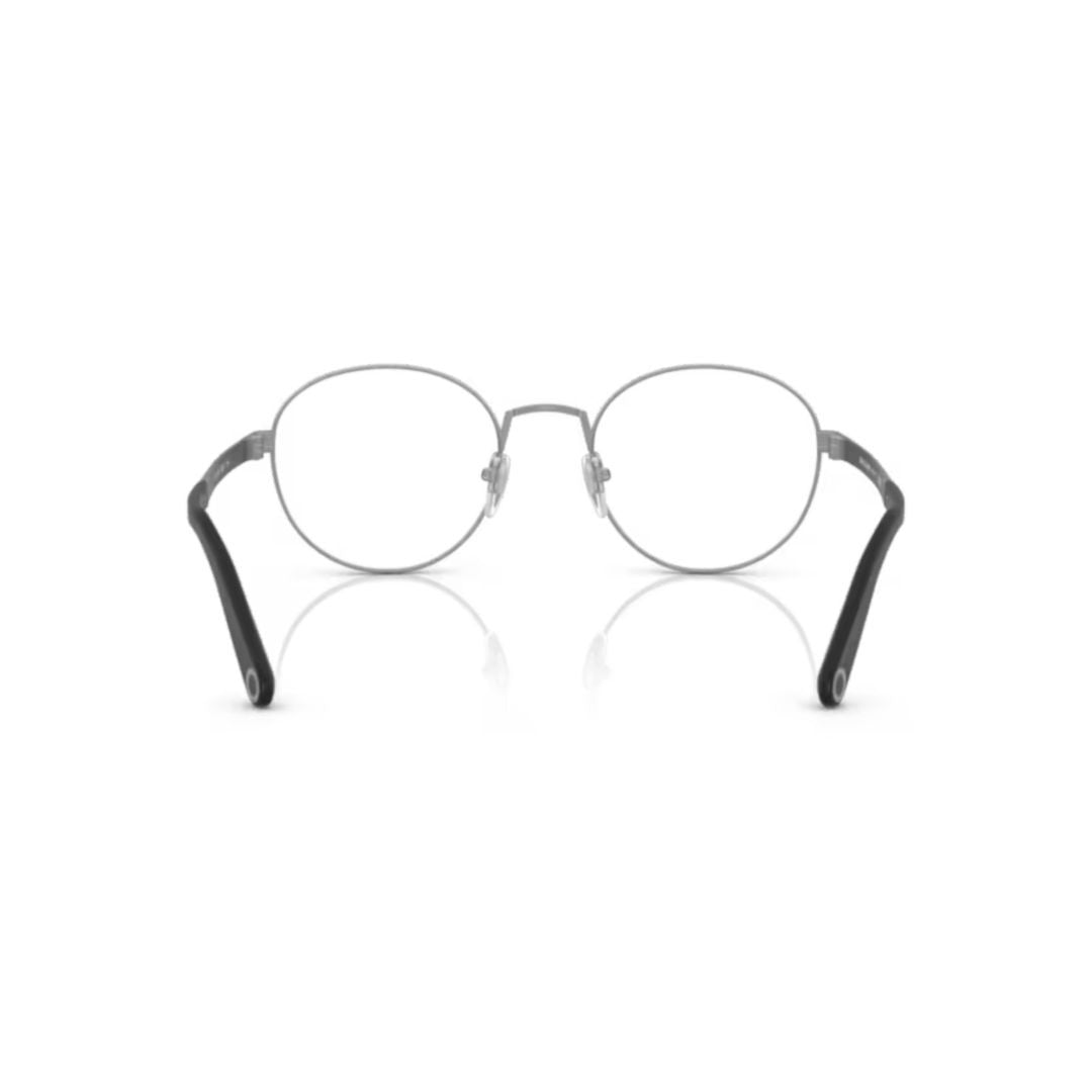 Bulgari 1119 Vista Round Metal Frame Eyeglasses