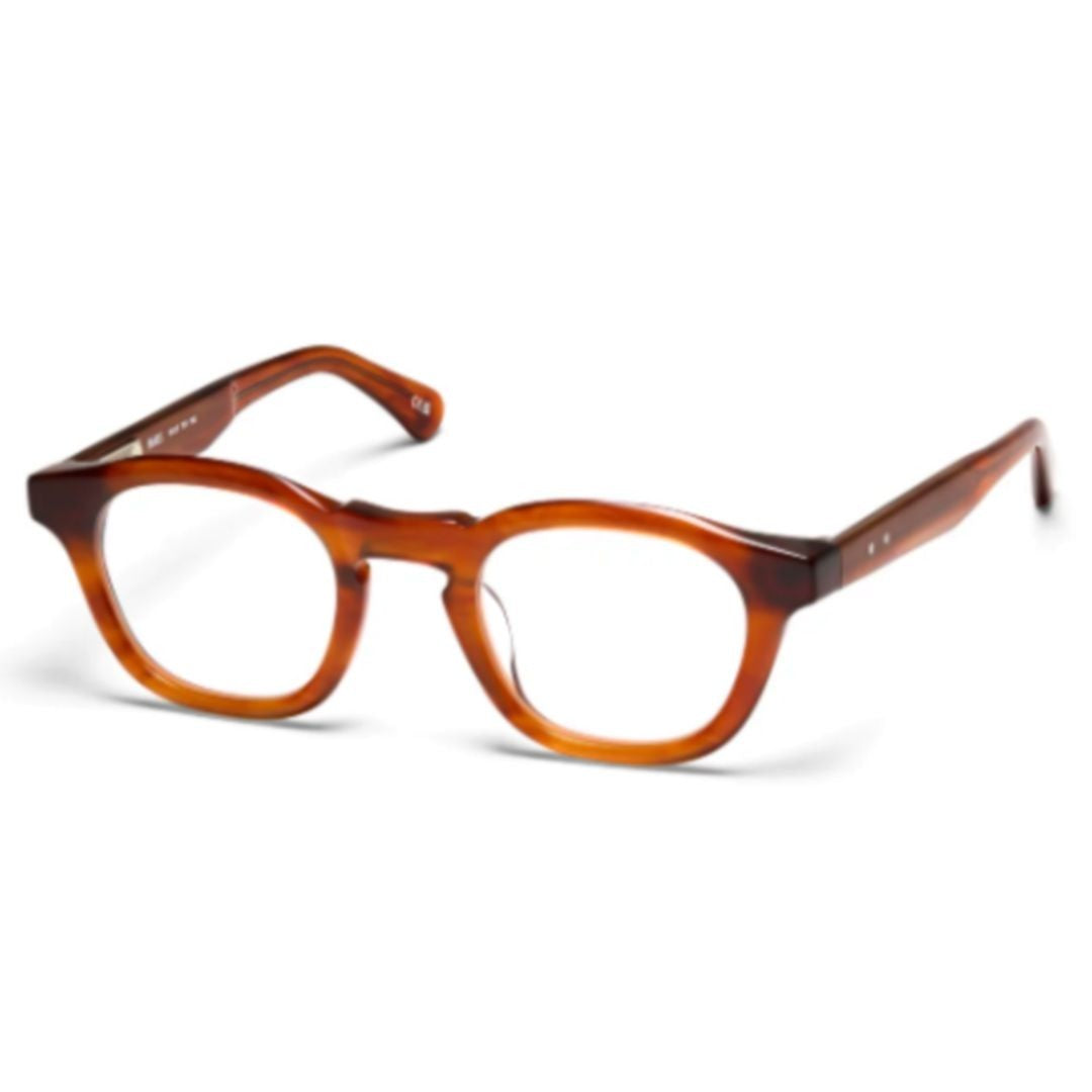 Peter And May Toy Rounded Square Acetate Sunglasses With Walnut Gradient Finish