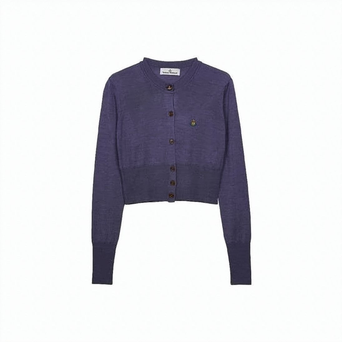 Vivienne Westwood Cropped Knit Cardigan With Button-Down Front