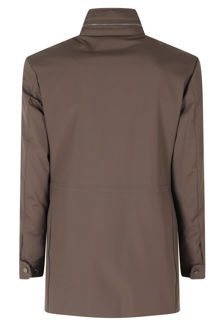 Moorer Mink Bracci Skt Polyester High-Neck Jacket