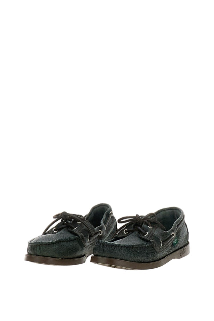Paraboot Green Barth Suede Loafers