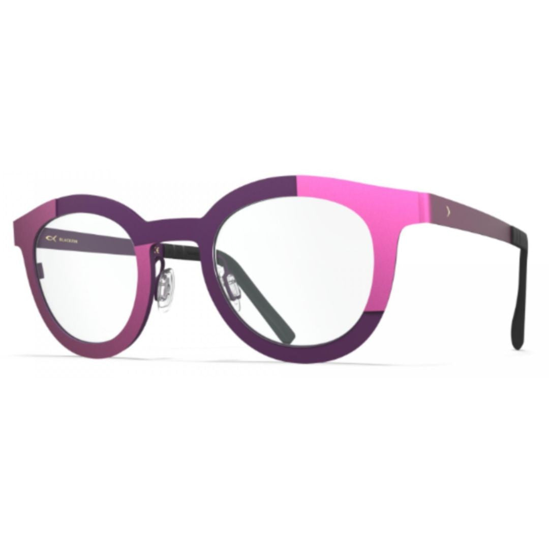 Blackfin Bf1055 Palau Bold Round Frame Eyeglasses With Color Block Design