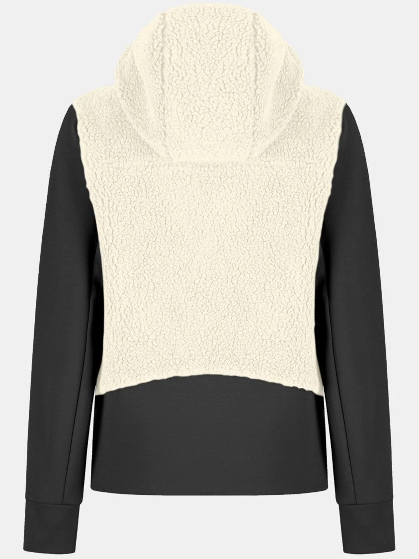 Montura Cozy Sherpa Fleece Jacket With Smooth Black Accents