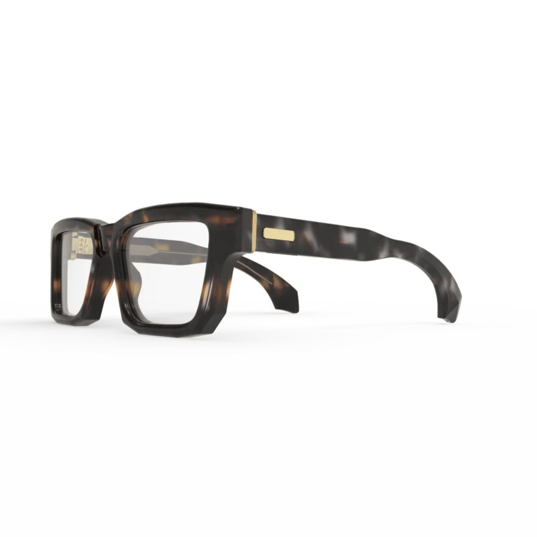 Pugnale L483 V Chill Bold Rectangular Frame Sunglasses With Tortoiseshell Acetate
