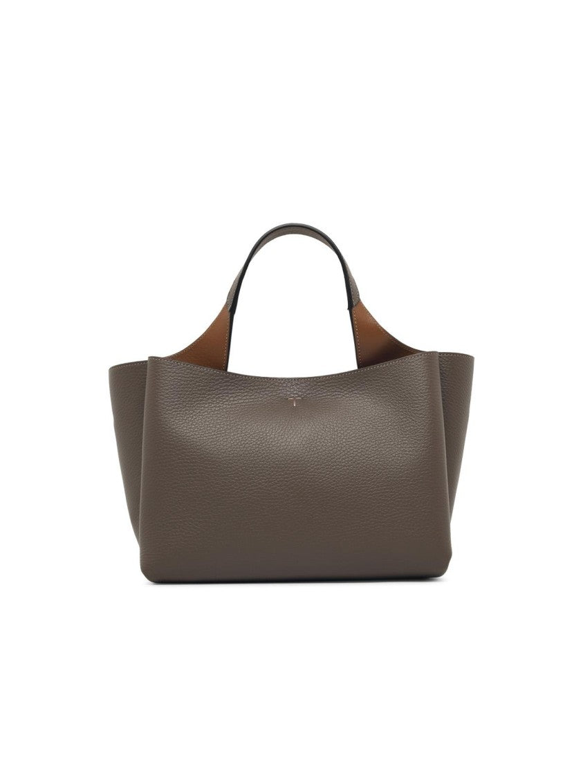 Tod's Dove Grey Leather Mini Bag