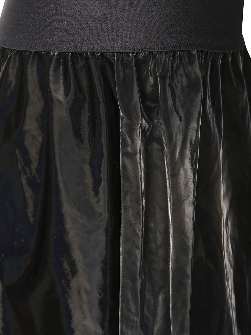 Maria Calderara Black Shiny Skirt