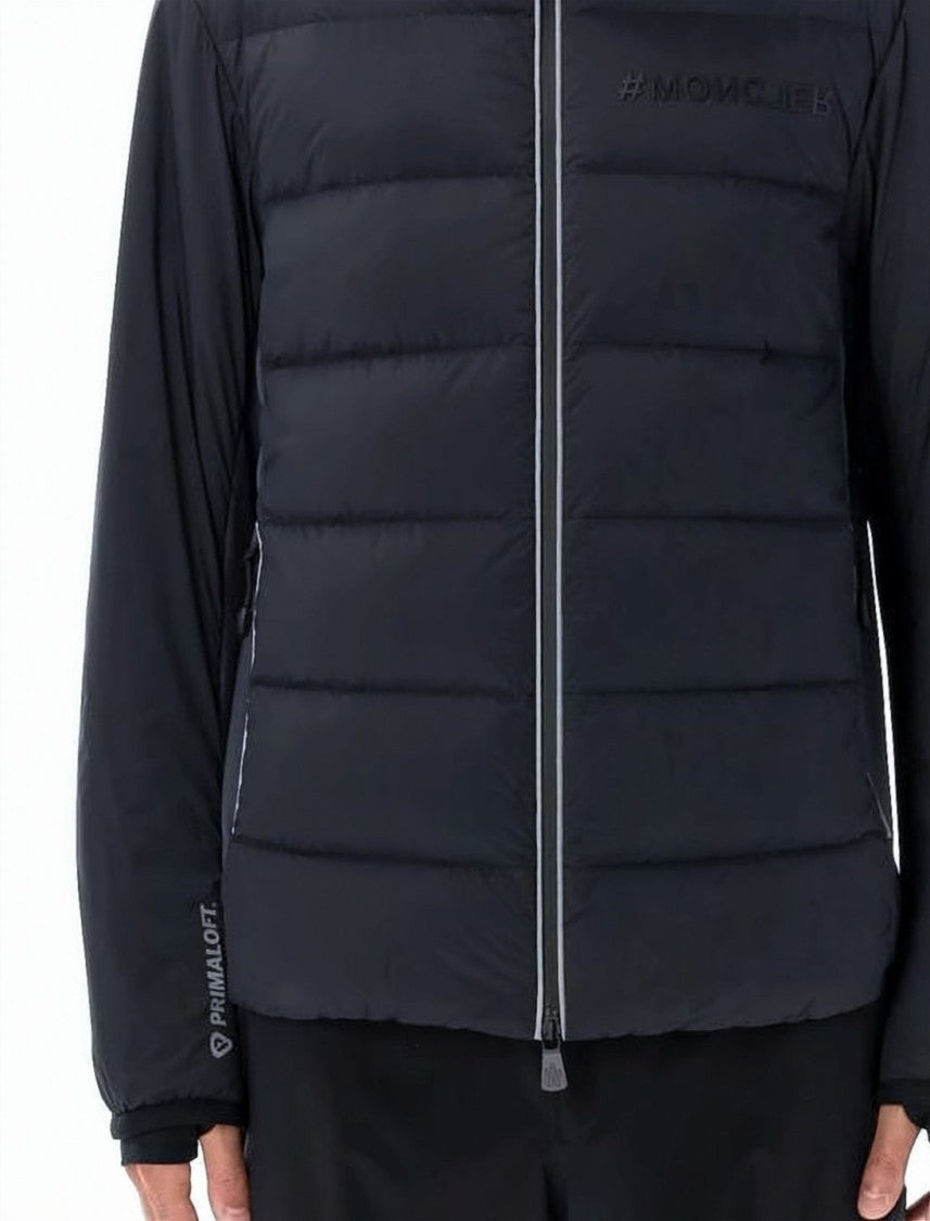 Moncler Short Padded Jacket With Quilted Front And Lightweight Insulation