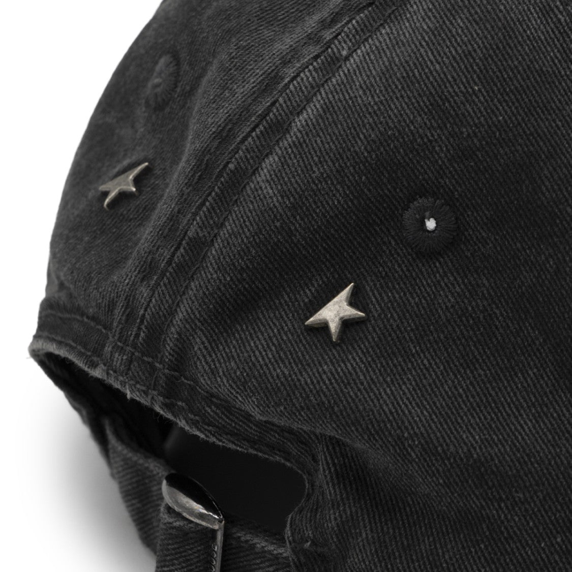 Golden Goose Anthracite Cotton Baseball Cap Hat