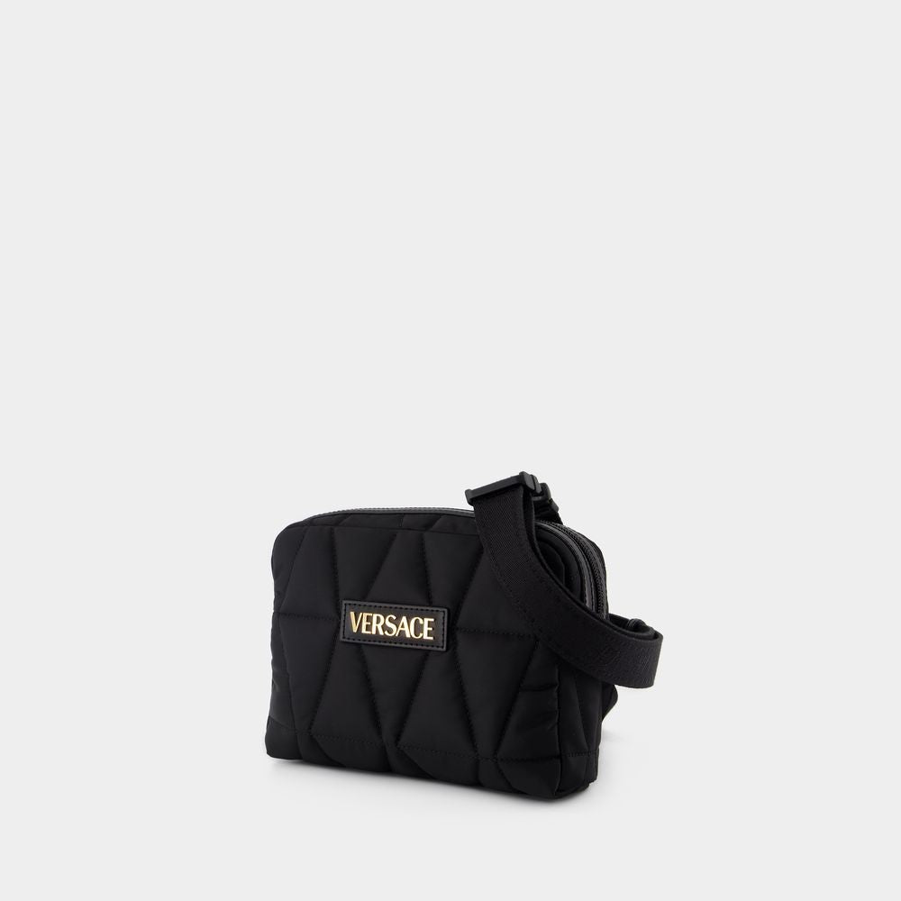 Versace Bum Belt Bag - Nylon - Black
