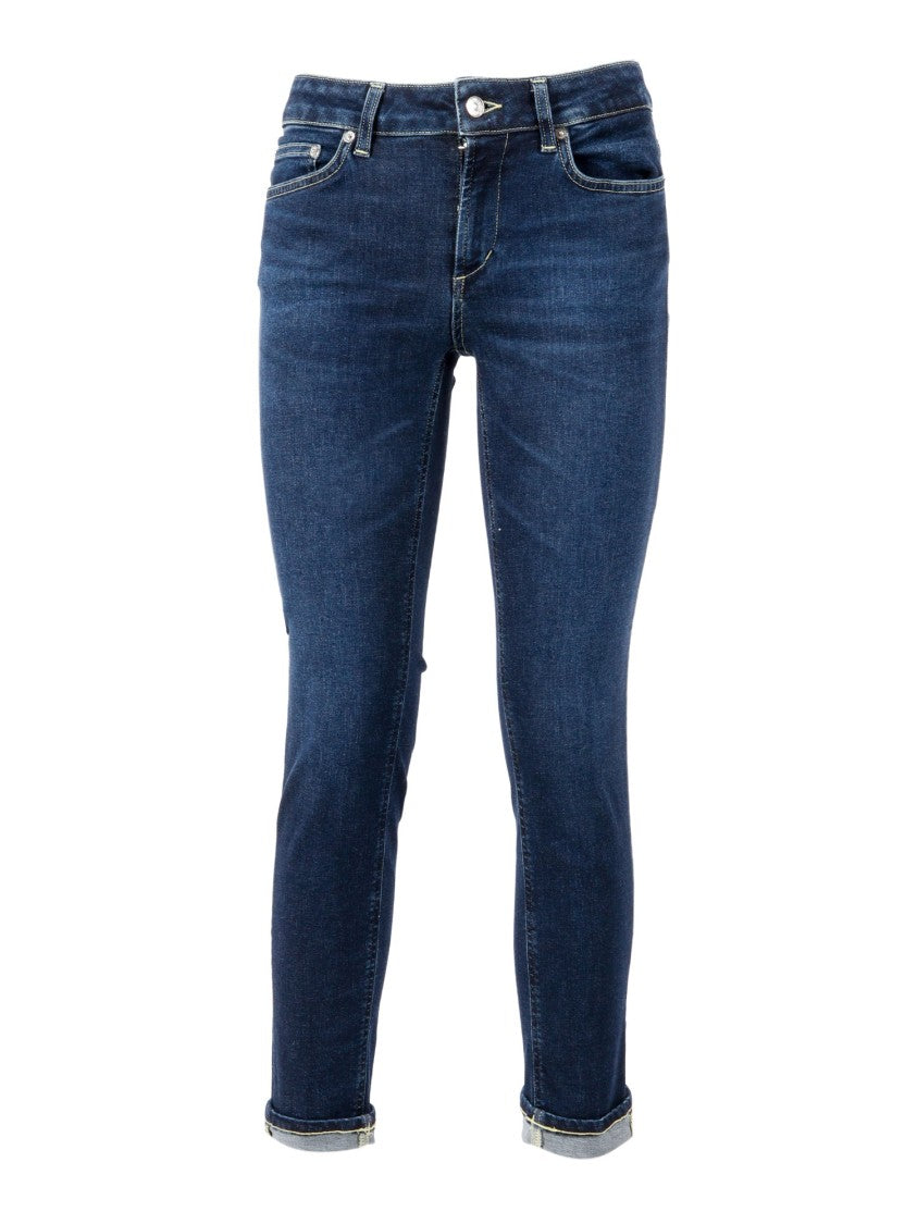 Dondup Monroe Slim Fit Cropped Jeans