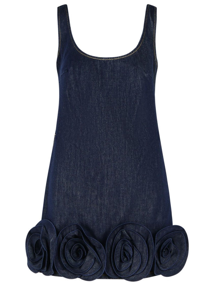 Self-Portrait Blue Denim Dress