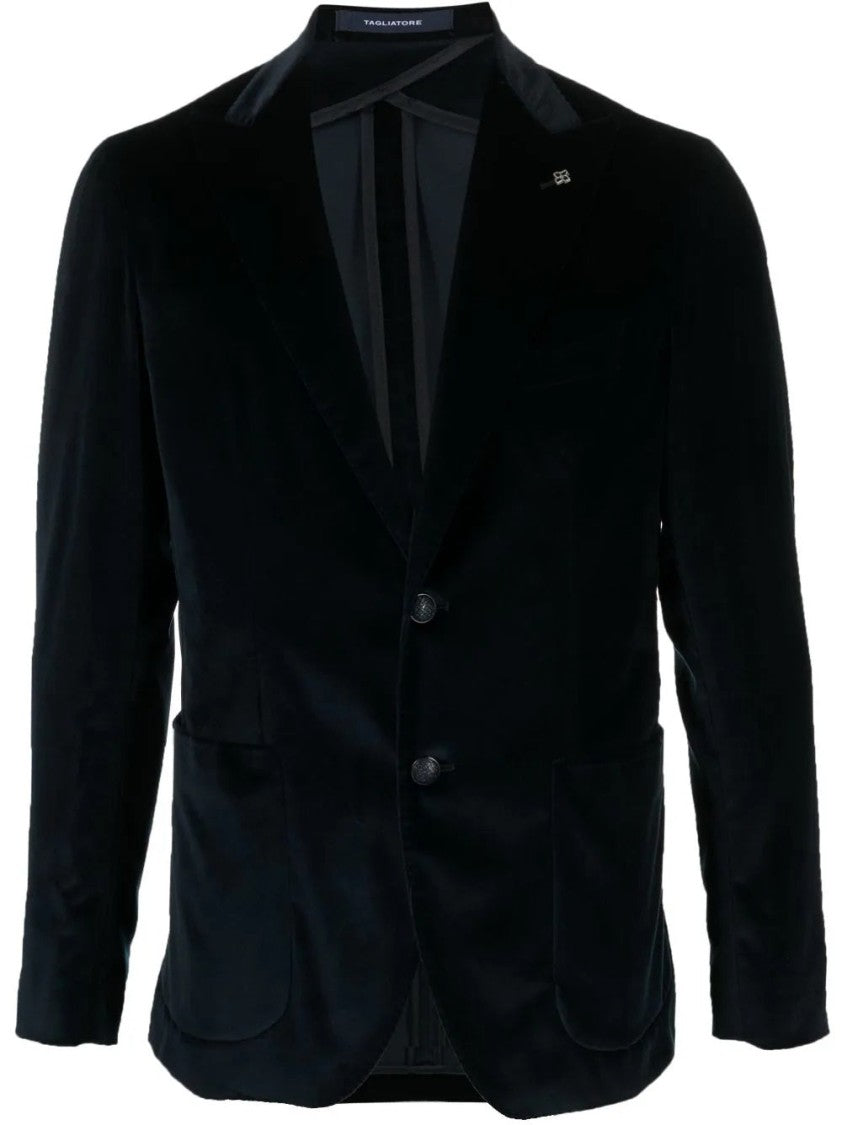 Tagliatore Tailored Single-Breasted Blazer With Classic Lapel