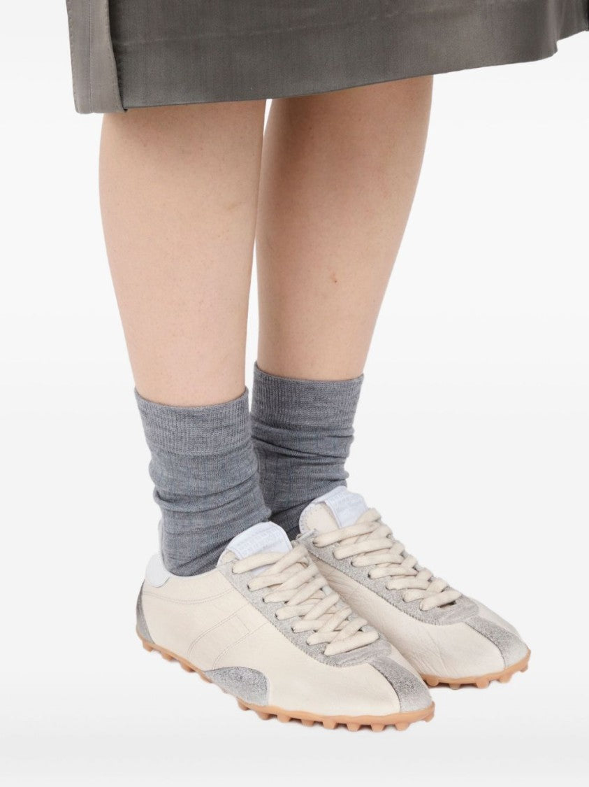 Maison Margiela Low-Profile Goat Leather Sneakers