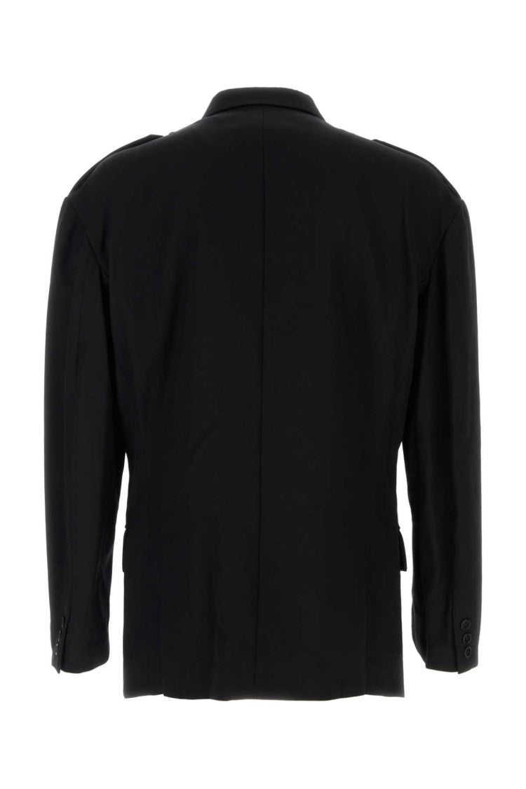 Yohji Yamamoto Black Wool Blazer