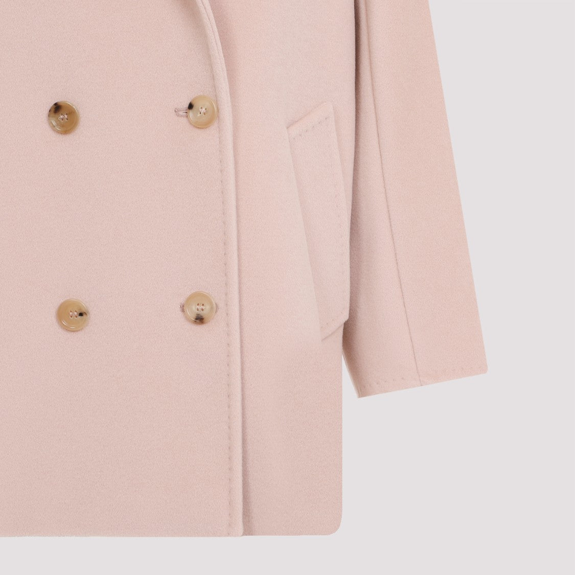 Max Mara Double-Breasted Coat With Pointed Lapels