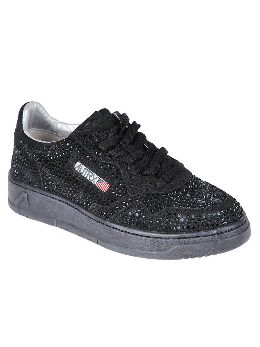 Autry Rose Collection Medalist Suede Sneakers