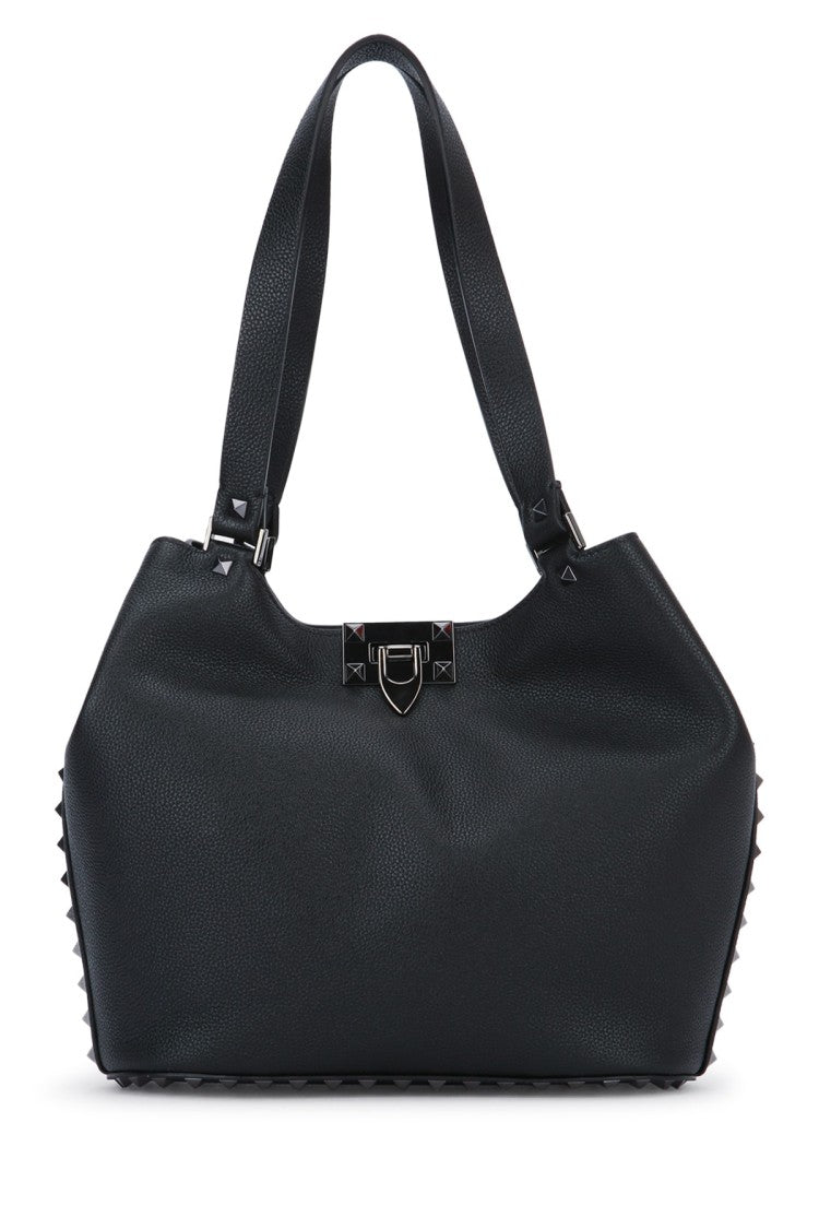 Valentino Garavani Structured Black Shoulder Bag