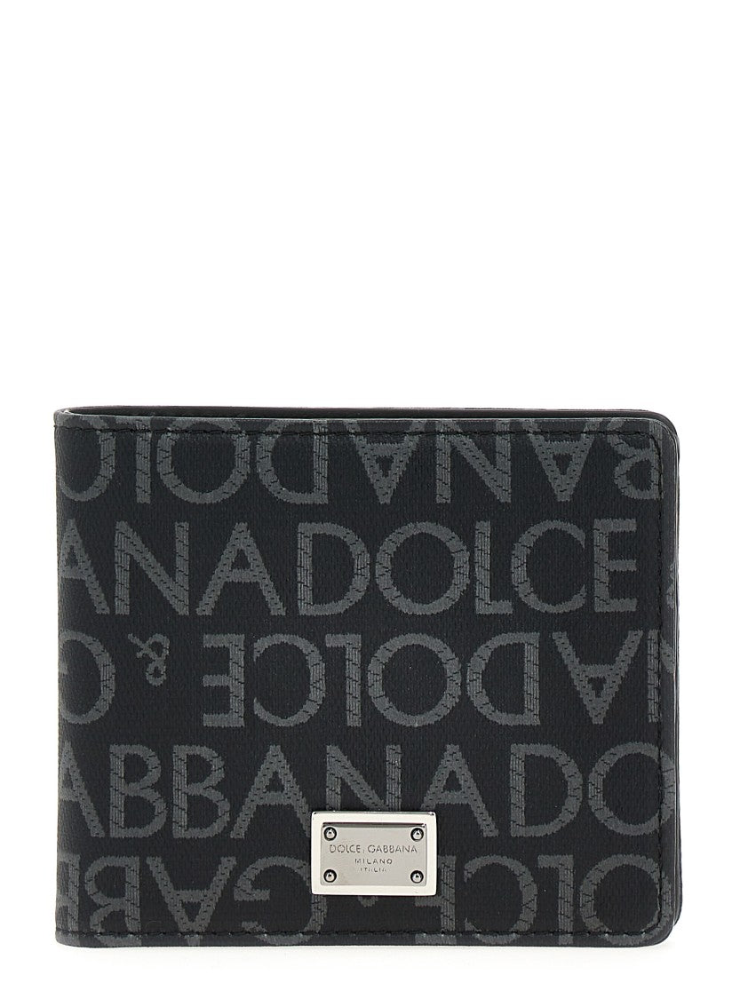 Dolce & Gabbana Jacquard Logo Wallet