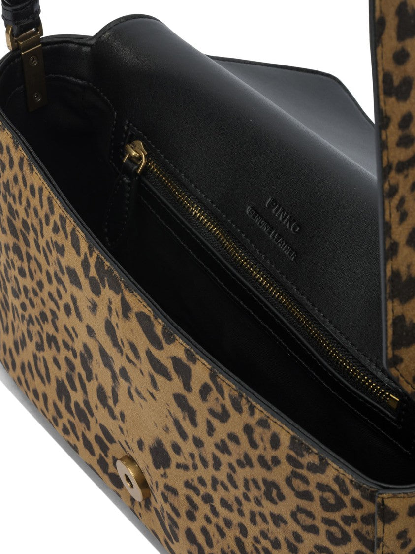 Pinko Leather Crossbody Bag