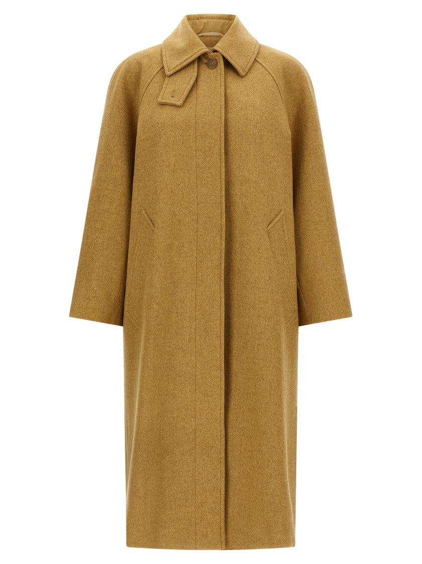 A.P.C. Long Virgin Wool Coat With Removable Features