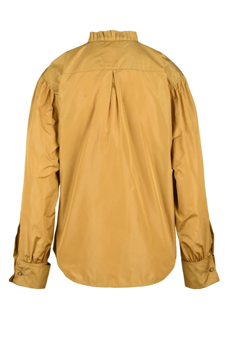 Max Mara Polyester/Silk Shirt - Yellow