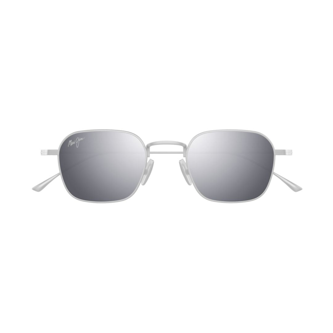 Maui Jim Mekala Minimalist Rectangular Sunglasses With Reflective Lenses