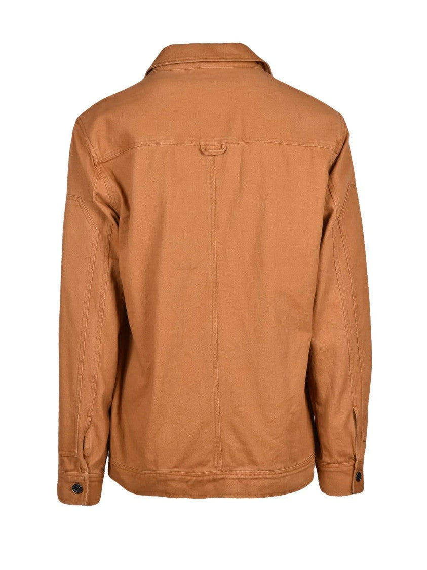 Anerkjendt Brown Cotton Denim Jacket