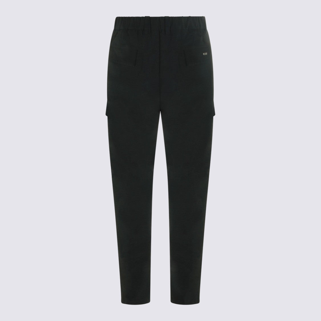 Herno Tailored Straight Leg Trousers With Button Closure And Functional Pockets