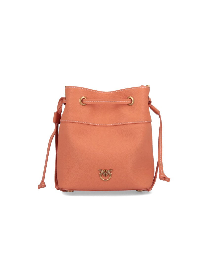 Pinko Logo Bucket Bag – Orange