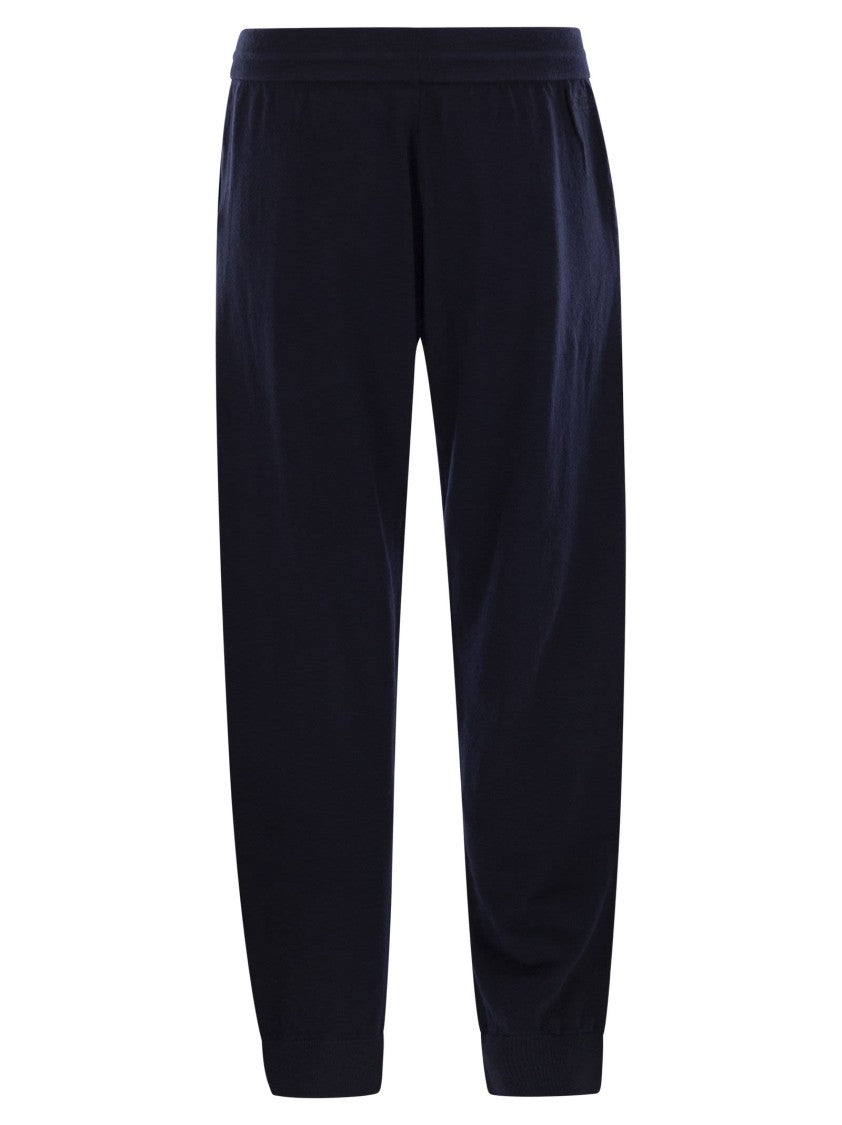 Mc2 Saint Barth Merino Wool Knitted Trousers
