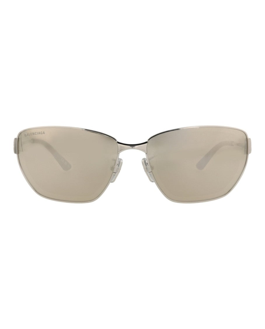 Balenciaga Cat Eye-Frame Metal Sunglasses
