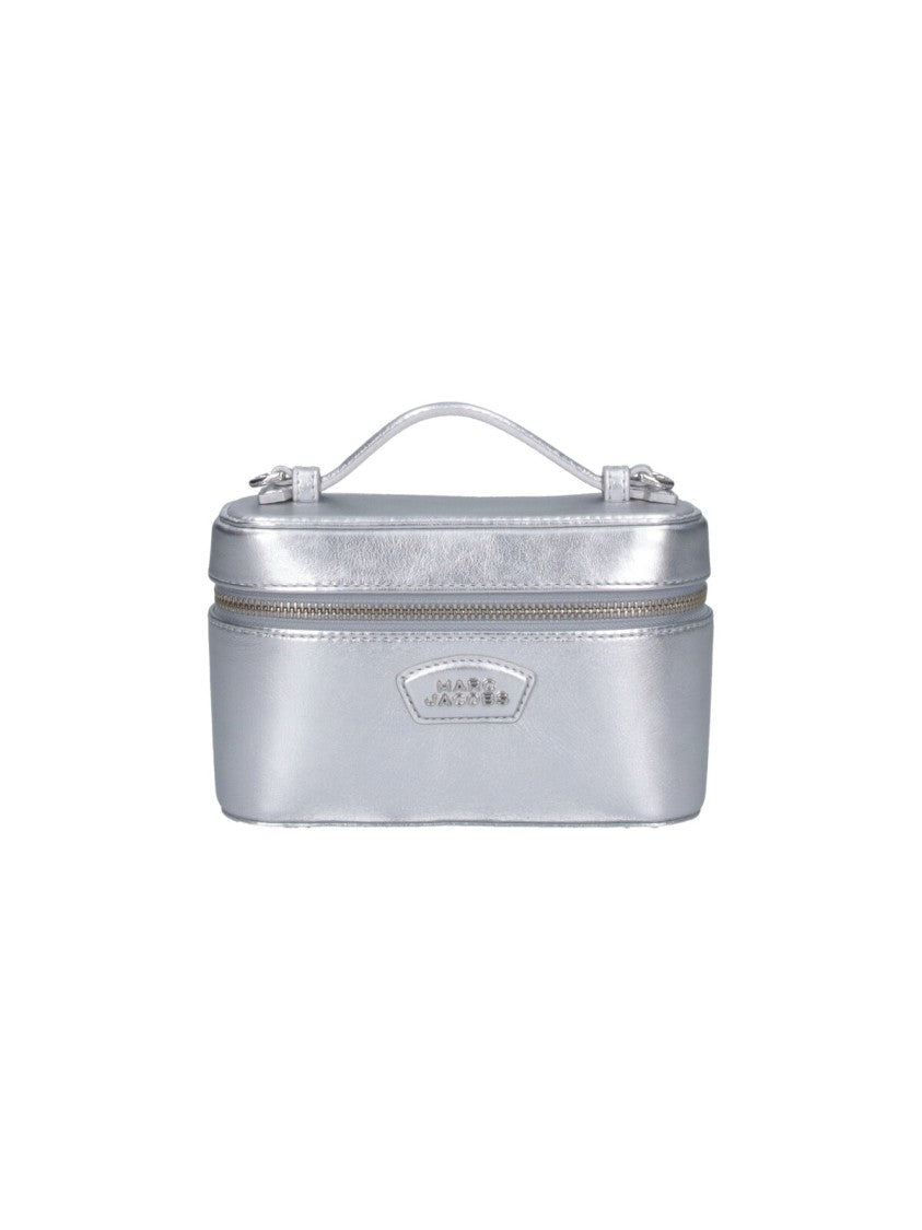 Marc Jacobs Silver The Vanity Calfskin Handbag