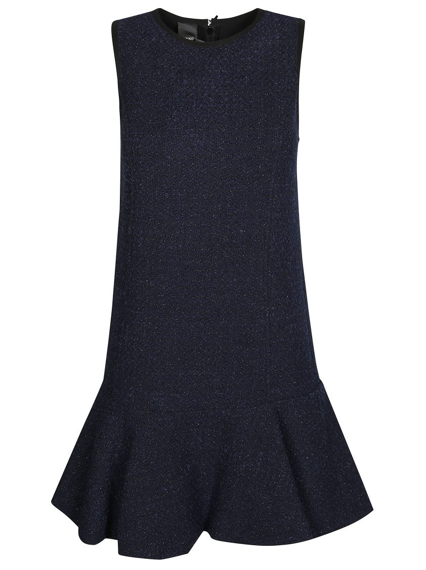 Pinko Arrosto Tweed Lurex Dress