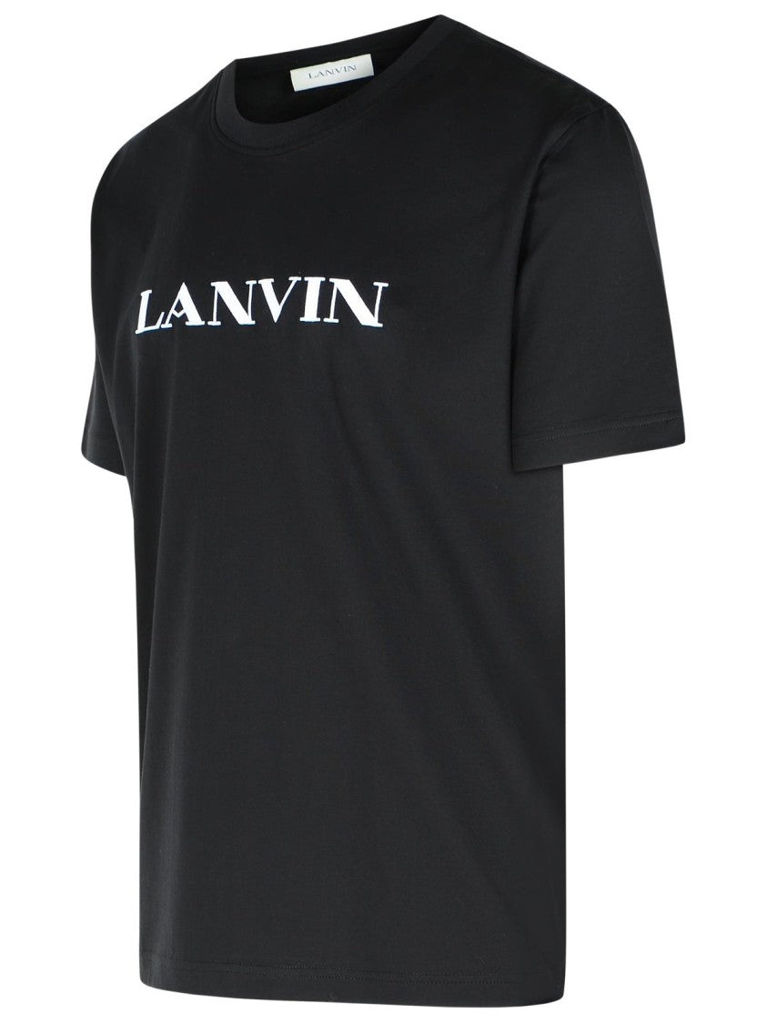 Lanvin Black Cotton T-Shirt