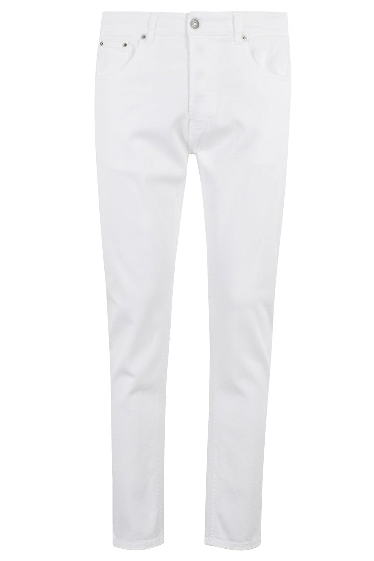 Dondup Carrot Leg Jeans In Durable Cotton Drill